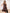 Adriana Brown Satin Strappy Feather-Hem Mini Dress