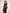 Chiara Brown Asymmetric Draped Open-Back Maxi Dress