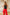 Fiamma Red Asymmetric Overlay Straight-Leg Pants