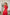 Aurora Red Round-Neck Puff-Sleeve Backless Midi Dress
