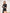 Lorenza Black Asymmetric Draped Long-Sleeve Mini Dress