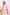 Isabella Pink Striped Oversized Three-Piece Suit