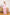 Isabella Pink Striped Oversized Three-Piece Suit