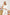 Isabella White Striped Oversized Three-Piece Crepe Suit