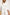 Isabella White Striped Oversized Three-Piece Crepe Suit