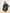 Fiamma Grey Striped Wool Oversized Jacket Skirt Two-Piece Suit