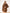 Fiamma Brown Striped Wool Oversized Jacket Skirt Suit Two-Piece