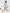 Camilla Sky-Blue Buttoned Puff-Sleeve Mini Dress
