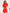 Camilla Red Buttoned Puff-Sleeve Mini Dress