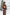 Aurora Brown Satin Puff-Sleeve Turtleneck Midi Dress