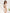 Fiamma Beige Backless Puff-Sleeve Crepe Mini Dress