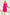 Aurora Crimson Sweetheart Puff-Sleeve Midi Dress