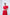 Aurora Red Round-Neck Puff-Sleeve Backless Midi Dress