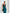 Fiamma Green-Black Backless Halter Midi Dress