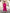 Adriana Crimson Puff-Sleeve Bustier Midi Dress