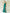 Beatrice Green Satin Thigh-Slit Slip Maxi Dress
