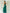 Beatrice Green Satin Thigh-Slit Slip Maxi Dress
