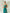 Beatrice Green Satin Thigh-Slit Slip Maxi Dress