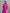 Adriana Crimson V-Neck Puff Sleeve Midi Dress