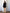 Monica Black Long-Sleeve Keyhole Mini Dress - front view | ELAGIA