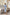 Adriana Sky-Blue Puff-Sleeve Top & Midi Skirt Two-Piece Set