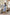 Adriana Sky-Blue Puff-Sleeve Top & Midi Skirt Two-Piece Set