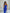 Beatrice Blue Satin Sweetheart Puff-Sleeve Corseted Midi Dress