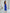 Beatrice Blue Satin Sweetheart Puff-Sleeve Corseted Midi Dress