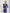 Adriana Navy Faux Silk Long Sleeve Ruched Mini Dress