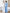 Eleonora Sky-Blue Asymmetric Double-Breasted Longline Blazer Two-Piece Suit