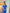 Adriana Blue Off-The-Shoulder Crepe Midi Dress