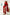 Eleonora Bordeaux Long Sleeve Thigh-Slit Maxi Dress