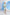 Adriana Tiffany-Blue Puff-Sleeve Top & Midi Skirt Two-Piece Set