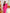 Adriana Crimson Backless Cut-Out Puff Sleeve Midi Dress