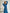 Beatrice Navy Silk Belted Midi Dress
