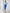 Chiara Blue High-Waist Belted Mini Skirt
