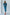 Camilla Blue Collarless Tweed Two-Piece Skirt Suit