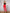 Adriana Red High-Waist Straight-Leg Crepe Pants