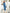 Aurora Blue Crepe One-Shoulder Cut-Out Midi Dress