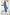 Aurora Blue Crepe One-Shoulder Cut-Out Midi Dress