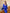 Adriana Blue Square Neck Backless Midi Dress