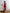 Bianca Red Asymmetric Ruffled Slip Midi Dress - front view | ELAGIA