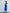 Adriana Blue Asymmetric Neckline Midi Dress