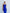 Adriana Blue Asymmetric Neckline Midi Dress
