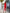 Adriana Red Slim-Fit Three-Piece Office Suit