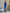 Adriana Blue Satin Off-the-Shoulder Maxi Dress