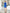 Giulia Blue Crepe Puff-Sleeve Wrap Mini Dress