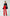 Chiara Red High Waist Flared Pants