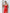 Adriana Red High Waist Slit Cuff Culottes