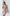 Aurora Beige One-Shoulder Feather Sleeve Mini Dress